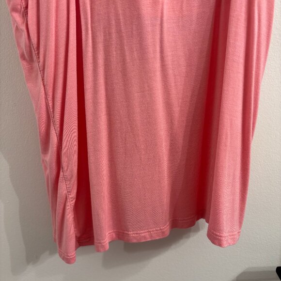 NWOT Pink Tank Top with Built-in Bra - Picture 6 of 11